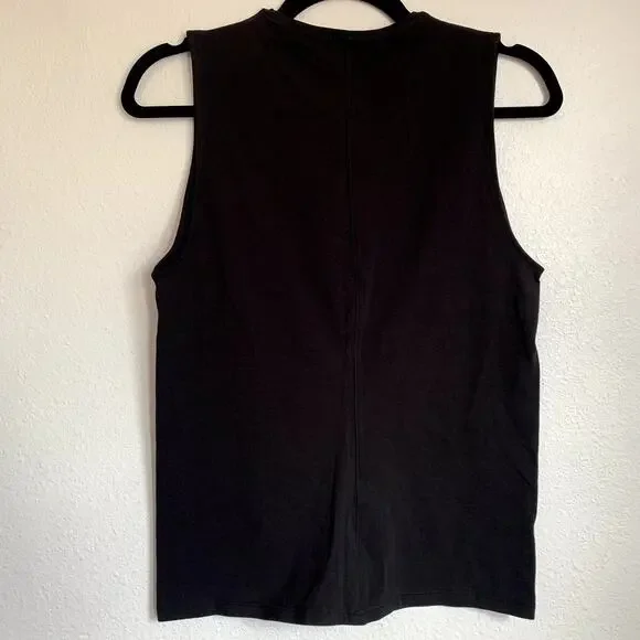 NEW Everlane The Supima Form Tank Top in Black - Picture 4 of 8